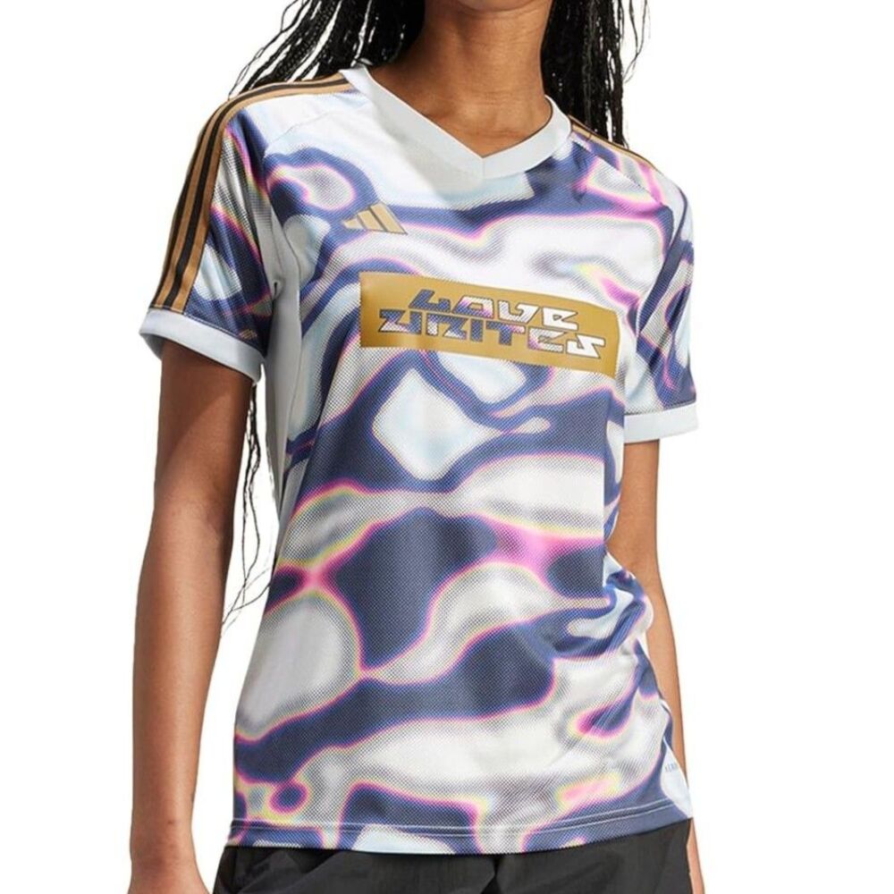 adidas Women's Tiro Pride Jersey XXS Halo Blue/Purple Burst/Pink Spark